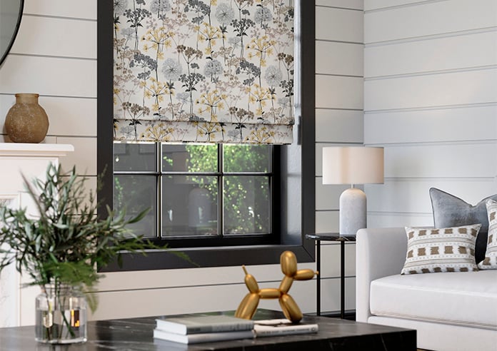 Hedgerow, Charcoal - Roman Blind - Image 5